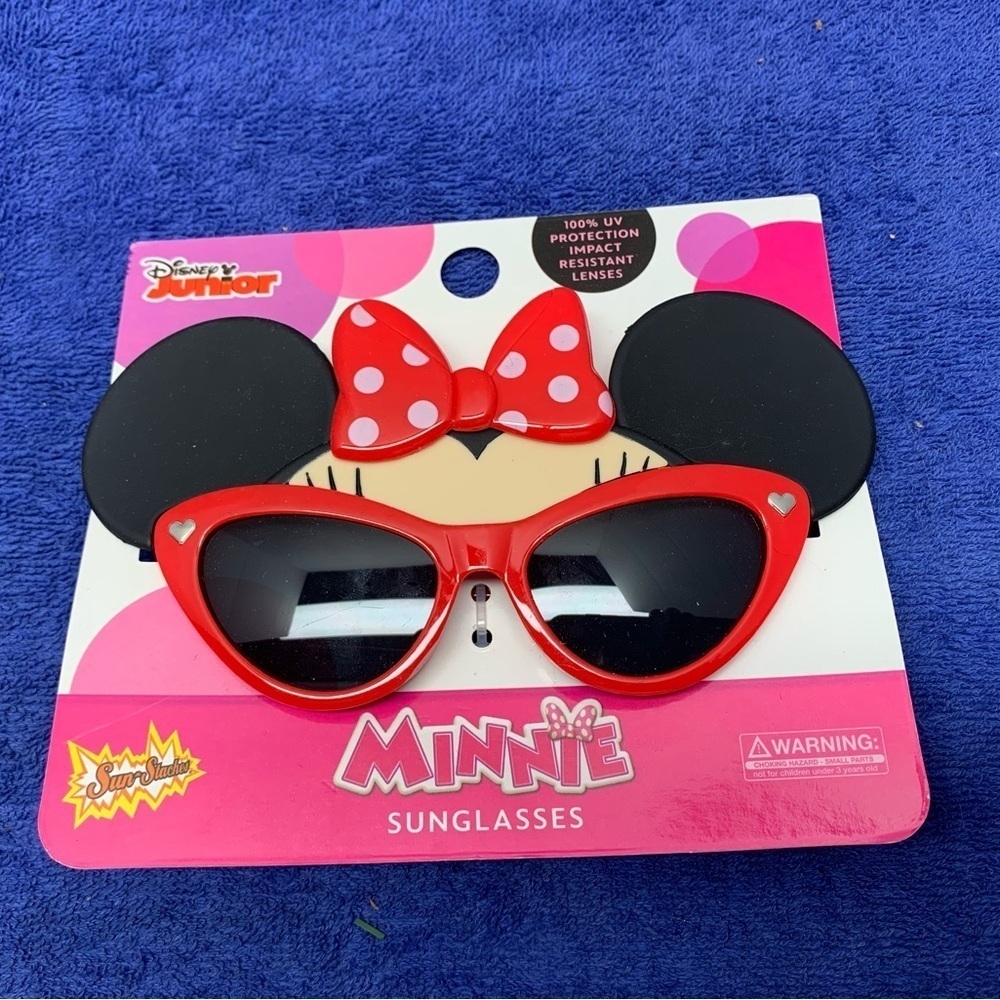 Minnie Mouse Shades Sunglasses Disney Junior Costume - 100% UV Protection